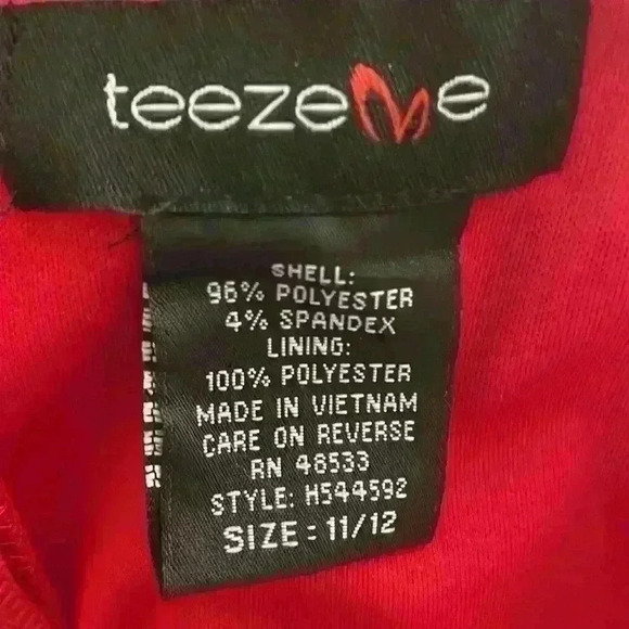 Tweeze Me NWT Off the Shoulder, Bell Sleeve, Fun Dress! Zipper Back Sz 13/14 - Picture 7 of 9